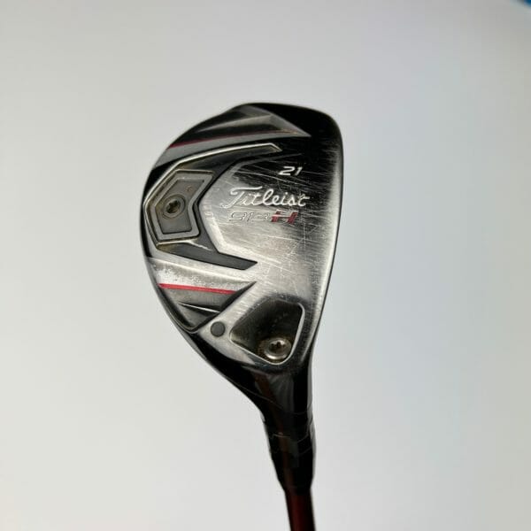 Titleist 913H 4 Hybrid / 21 Degree / Bassara Regular Flex