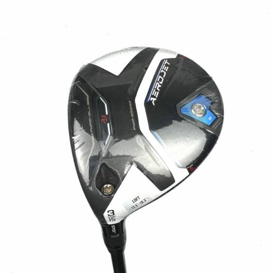 Left Handed New Cobra Aerojet 3 Wood / 15 Degree / Helium 5F3 Regular Flex