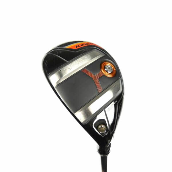 Left Handed Cobra King F7 3-4 Hybrid / 19-22 Degree / Matrix Ozik Red Tie HQ4 Stiff Flex