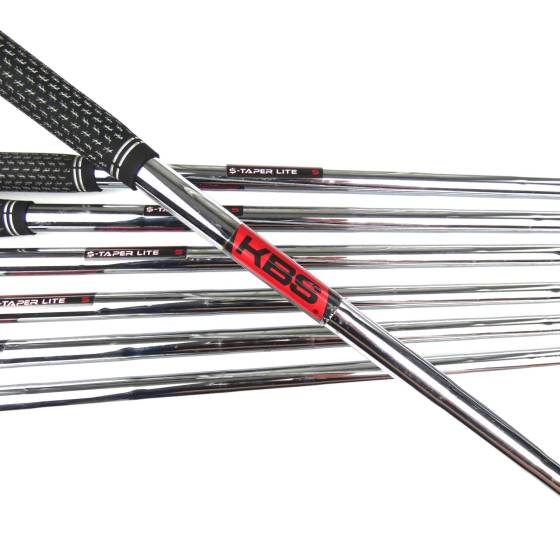 Left Handed Cobra Aerojet Irons / 5-GW / KBS S-Taper Lite Stiff Flex