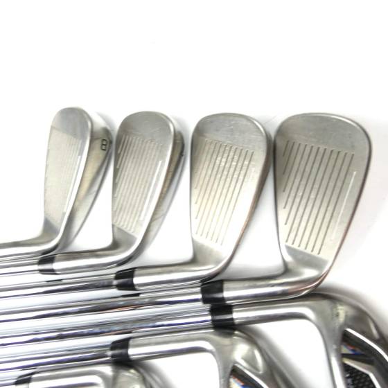 Left Handed Cobra Aerojet Irons / 5-GW / KBS S-Taper Lite Stiff Flex