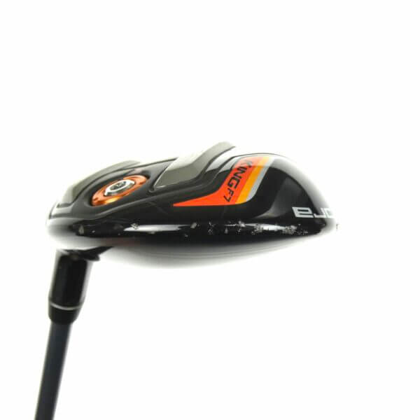 Left Handed Cobra King F7 3-4 Hybrid / 19-22 Degree / Matrix Ozik Red Tie HQ4 Stiff Flex