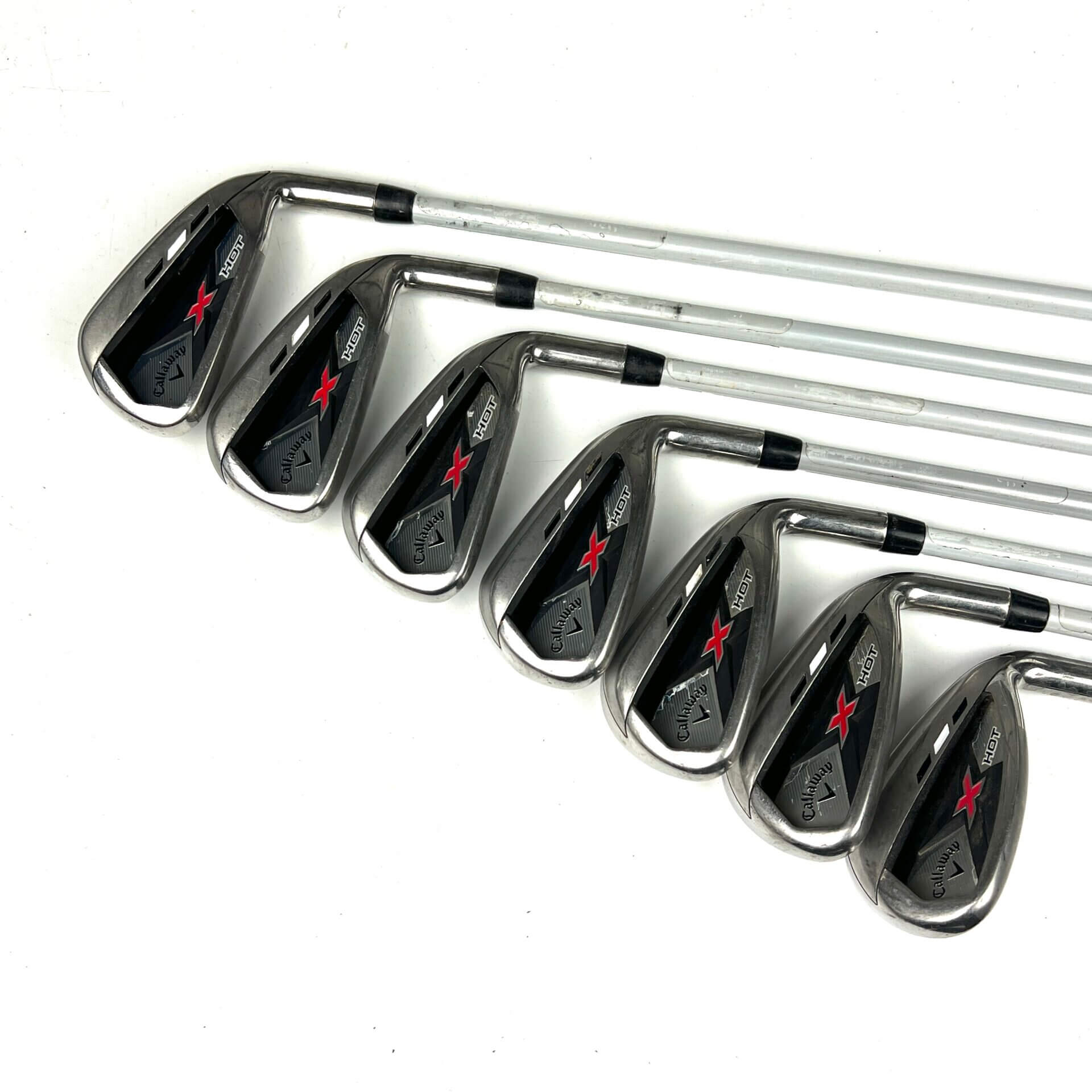 Left Handed Callaway X24 Hot 8 Iron Stiff Steel Shaft Tabor Grip Left Handed Callaway X24 Hot 8 Iron Stiff Steel Shaft Tabor Grip