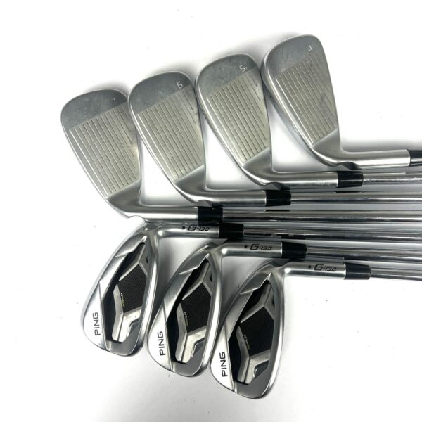 Ping G430 Irons / 4-PW / Dynamic Gold 105 S300 Stiff Flex / Black Dot