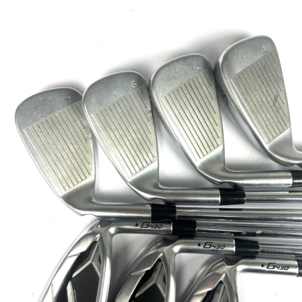 Ping G430 Irons / 4-PW / Dynamic Gold 105 S300 Stiff Flex / Black Dot