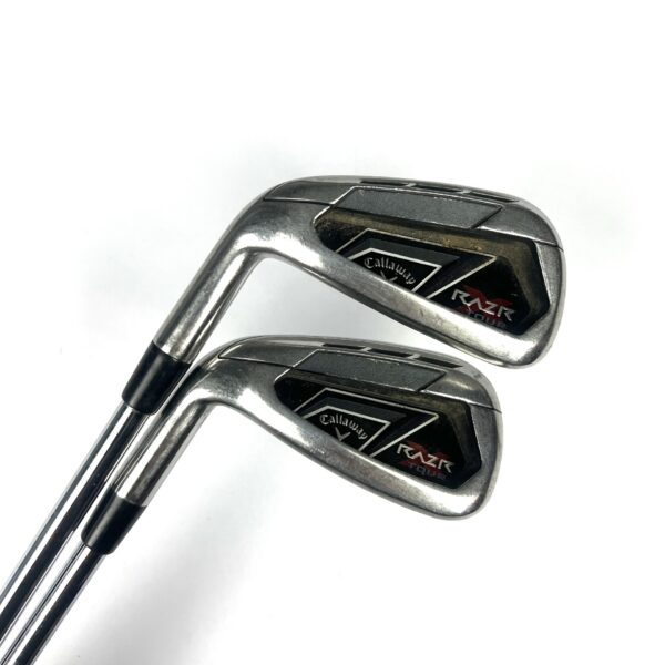 Left Handed Callaway RAZR X Tour Irons / 5-PW / Dynamic Gold S300 Stiff Flex
