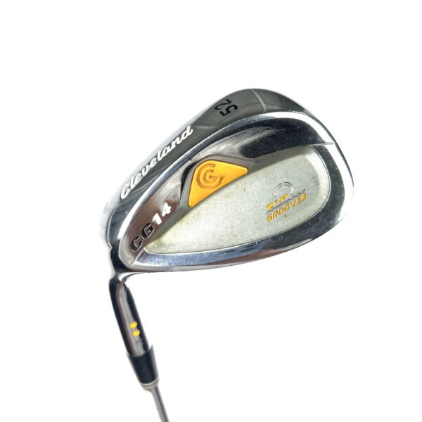 Left Handed Cleveland CG14 Gap Wedge / 52 Degree / Traction Wedge Flex