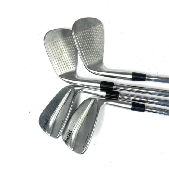 Ping Blueprint Irons / 7-PW / KBS Tour-V Extra Stiff Flex / Blue Dot