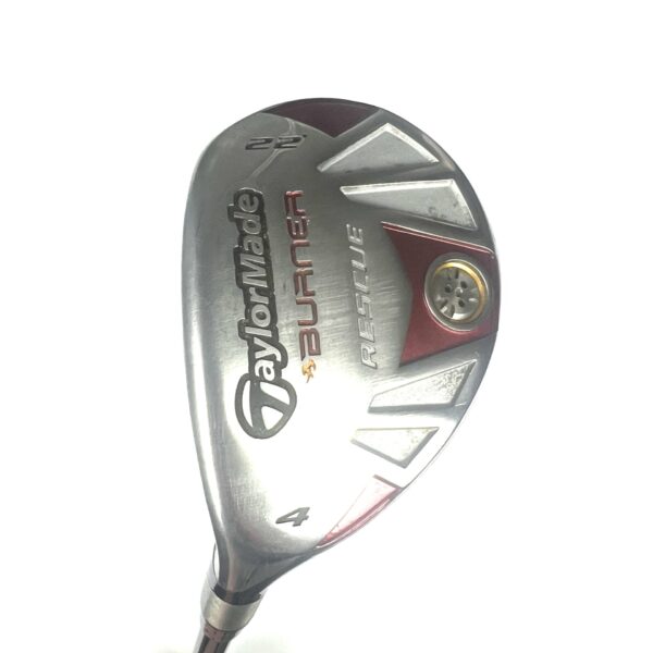 Left Handed Taylormade Burner Rescue 4 Hybrid / 22 Degree / REAX 65 Regular Flex