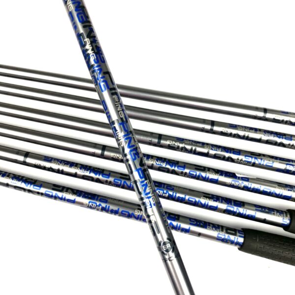 Left Handed Ping G30 Irons / 5-PW + UW / TFC 419 Senior Flex / Black Dot