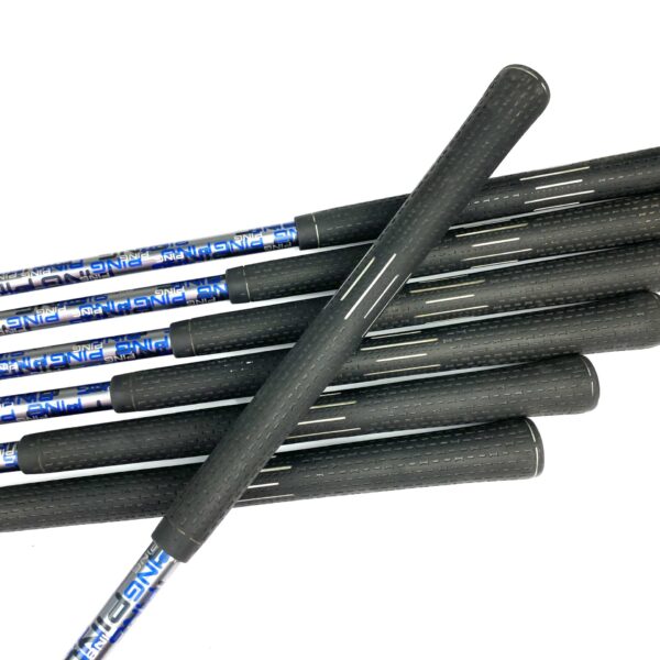 Left Handed Ping G30 Irons / 5-PW + UW / TFC 419 Senior Flex / Black Dot