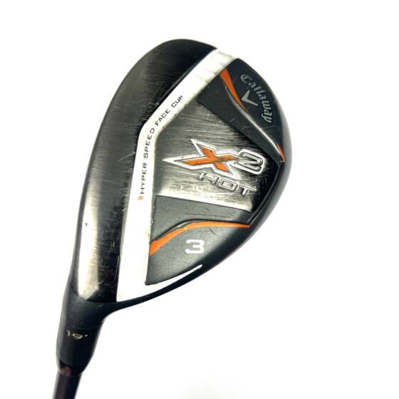 Left Handed Callaway X2 Hot 3 Hybrid / 19 Degree / Aldila ATX 65 Stiff Flex
