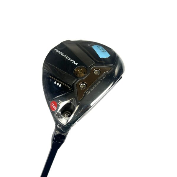 New Callaway Paradym Triple Diamond 3 Wood / 15 Degree / Kai'li White 70 Stiff Flex