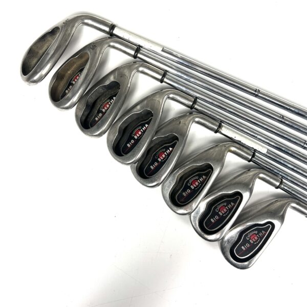 Big Bertha 2004 Irons / 5-10 + PW + SW / Callaway Big Bertha Uniflex
