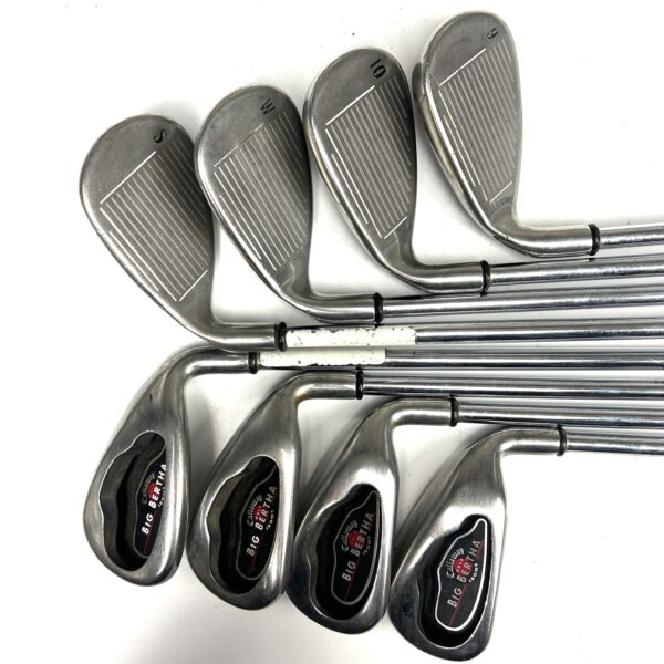 Big Bertha 2004 Irons / 5-10 + PW + SW / Callaway Big Bertha Uniflex