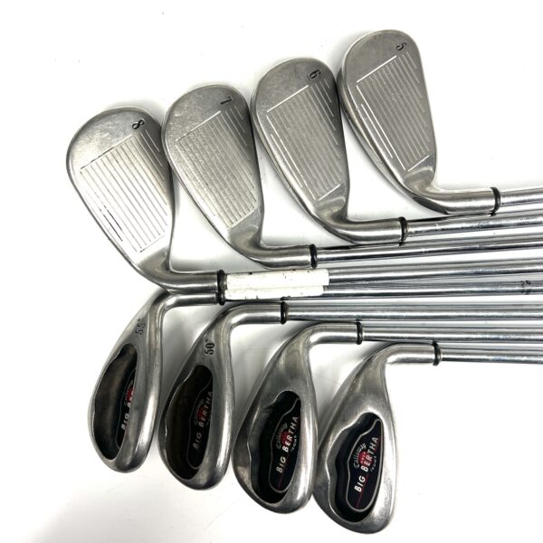 Big Bertha 2004 Irons / 5-10 + PW + SW / Callaway Big Bertha Uniflex