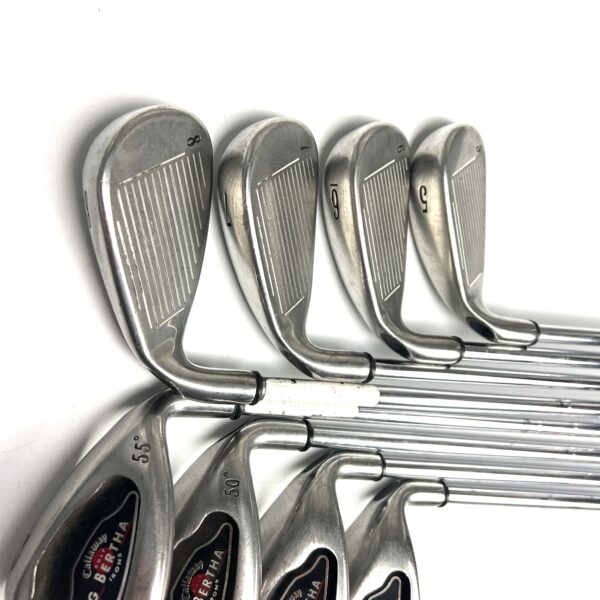 Big Bertha 2004 Irons / 5-10 + PW + SW / Callaway Big Bertha Uniflex