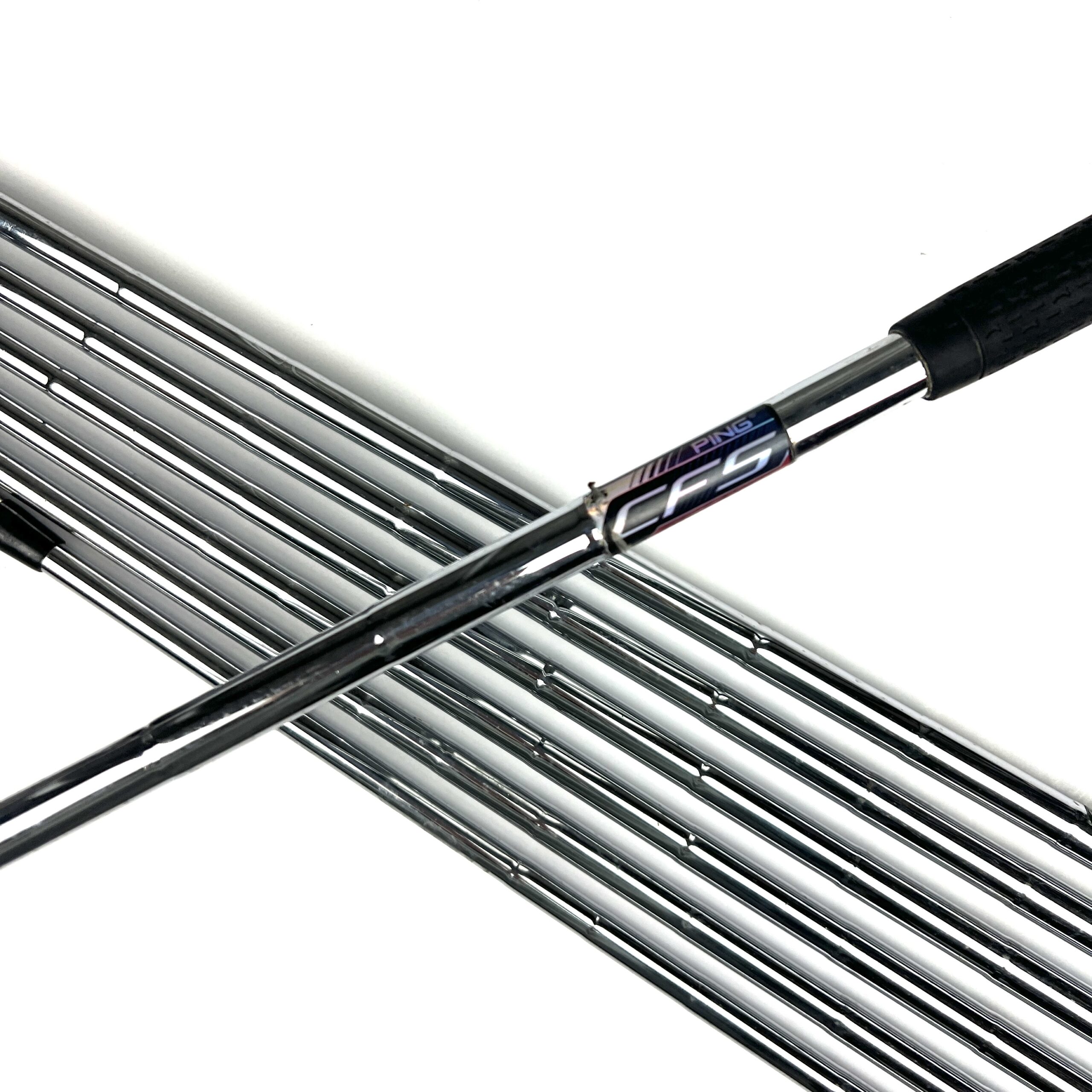 Left Handed Ping i Series E1 White Dot 6 Iron CFS Regular Steel Shaft Ping Grip Left Handed Ping i Series E1 White Dot 6 Iron CFS Regular Steel Shaft Ping Grip