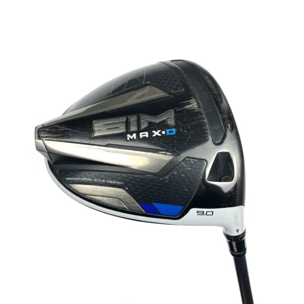 Taylormade Sim Max D Driver / 9 Degree / Hzrdus Smoke Stiff Flex