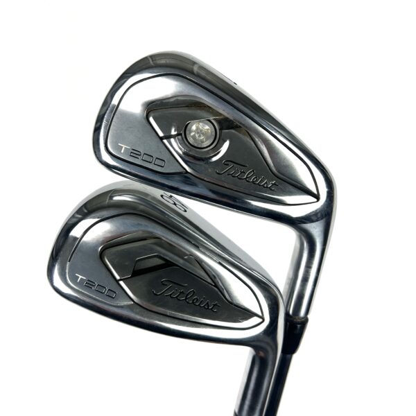 Titleist T200 2019 Irons / 5-PW + 48 Degree / AMT Black S300 Stiff Flex