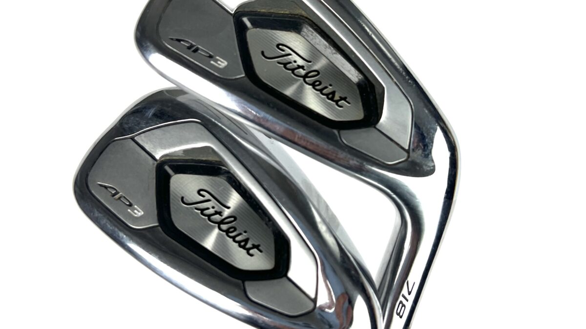 Titleist 718 AP3 Irons / 4-PW / AMT Black S300 Stiff Flex