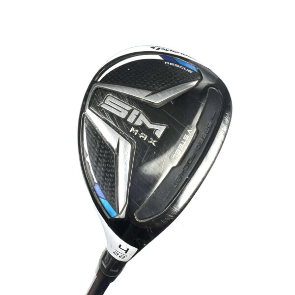 Taylormade Sim Max 4 Hybrid / 22 Degree / Ventus 7S Stiff Flex
