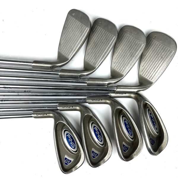 Left Handed Ping G5 Irons / 4-SW / AWT Regular Flex