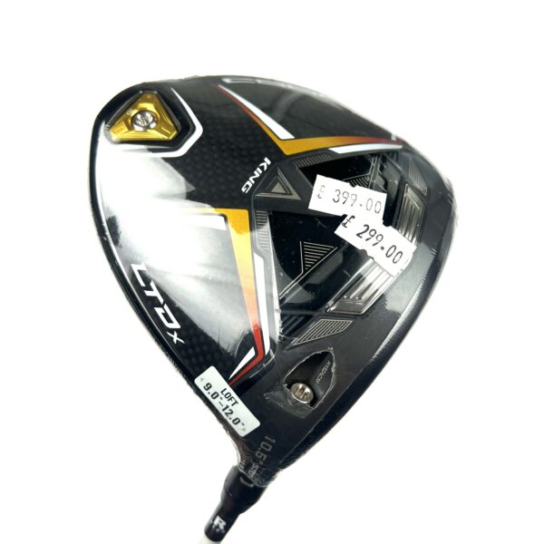 New Cobra LTDx Driver / 10.5 Degree / Helium Black Regular Flex
