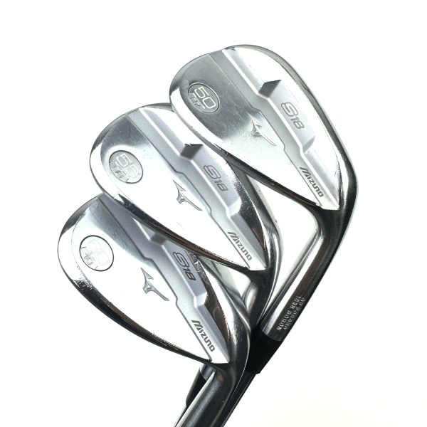 Mizuno S18 Wedge Set / 50, 55, 60 Degree / Dynamic Gold 120 S300 Stiff Flex