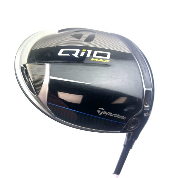Taylormade QI10 Max Driver / 10.5 Degree / Helium Black 5F3 Regular Flex