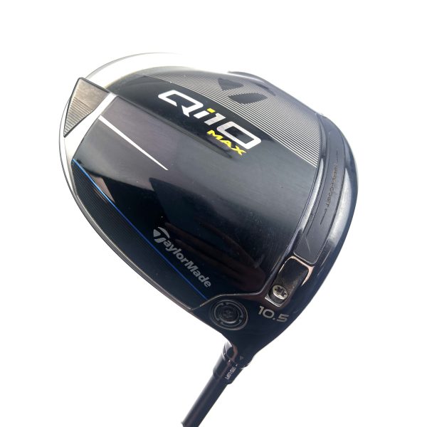 Taylormade QI10 Max Driver / 10.5 Degree / Helium Black 5F3 Regular Flex