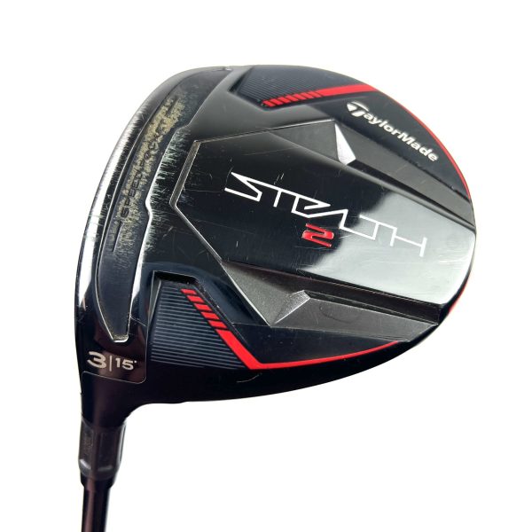 Left Handed Taylormade Stealth 2 3 Wood / 15 Degree / Ventus 5R Regular Flex