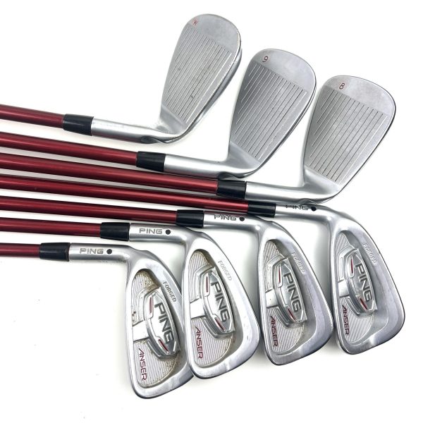 Left Handed Ping Anser Forged Irons / 4-PW / TFC 149 Regular Flex