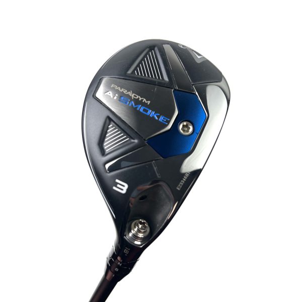 Callaway Paradym AI Smoke 3 Hybrid / 18 Degree / Cypher Seventy Stiff Flex