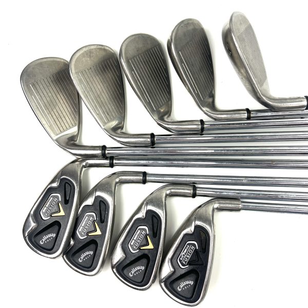 Callaway Big Bertha Fusion Irons / 4-SW + AW / N.S Pro Regular Flex