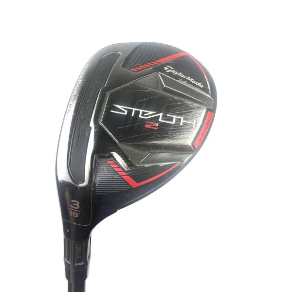 Left Handed Taylormade Stealth 2 3 Hybrid / 19 Degree / Ventus 6R Regular Flex