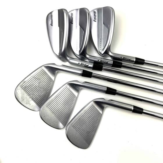 Left Handed Ping I525 Irons / 6-PW + UW / AWT 2.0 Stiff Flex