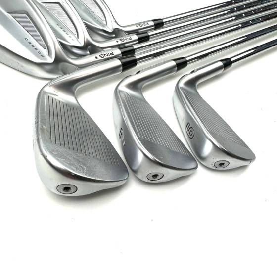 Left Handed Ping I525 Irons / 6-PW + UW / AWT 2.0 Stiff Flex