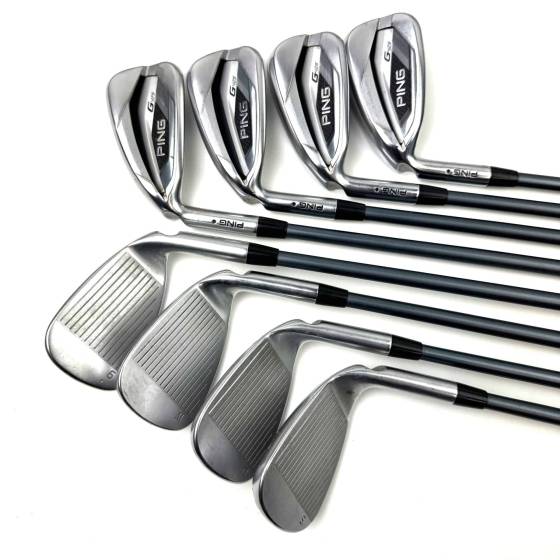 Left Handed Ping G425 Irons / 5-SW + UW / Alta CB AWT Senior Flex