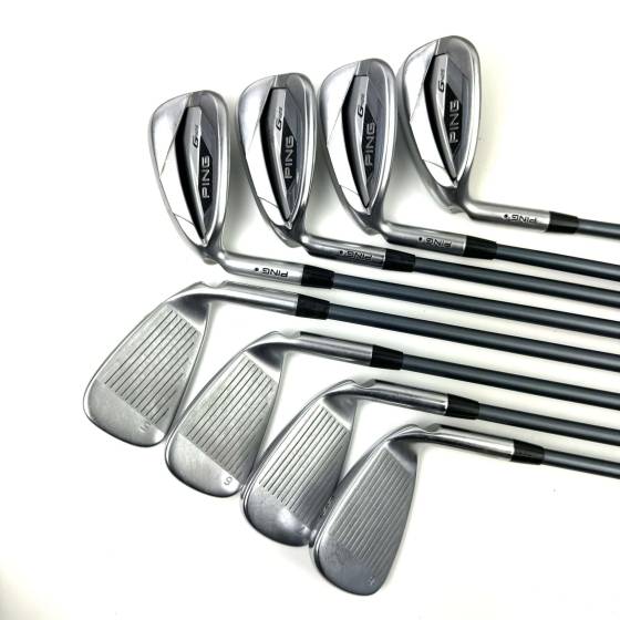 Left Handed Ping G425 Irons / 5-SW + UW / Alta CB AWT Senior Flex