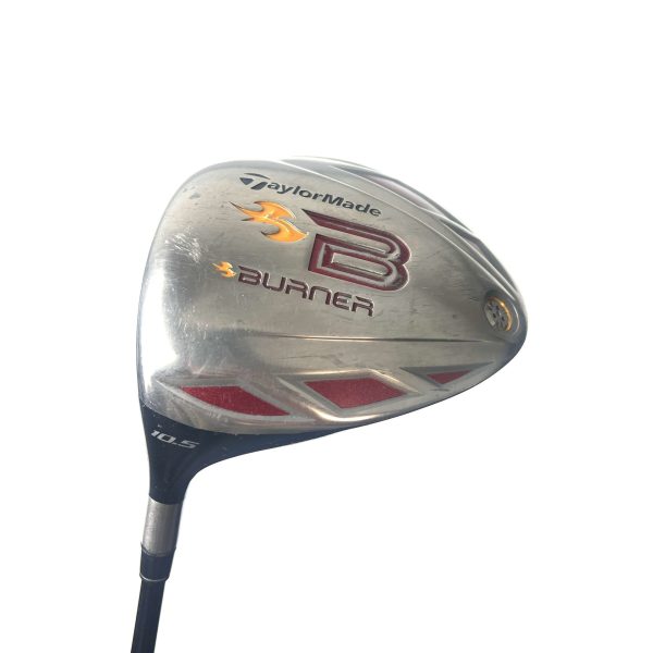 Left Handed Taylormade Burner 2008 Driver / 10.5 Degree / REAX 49 Regular Flex
