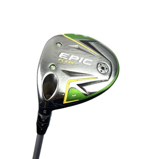 Left Handed Callaway Epic Flash 3 Wood / 15 Degree / Evenflow Regular Flex