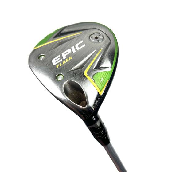 Left Handed Callaway Epic Flash 3 Wood / 15 Degree / Evenflow Regular Flex
