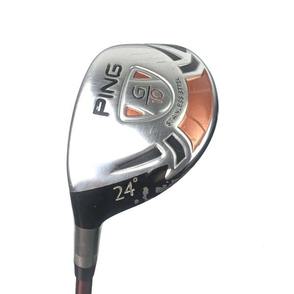 Left Handed Ping G10 5 Hybrid / 24 Degree / TFC 129 Regular Flex
