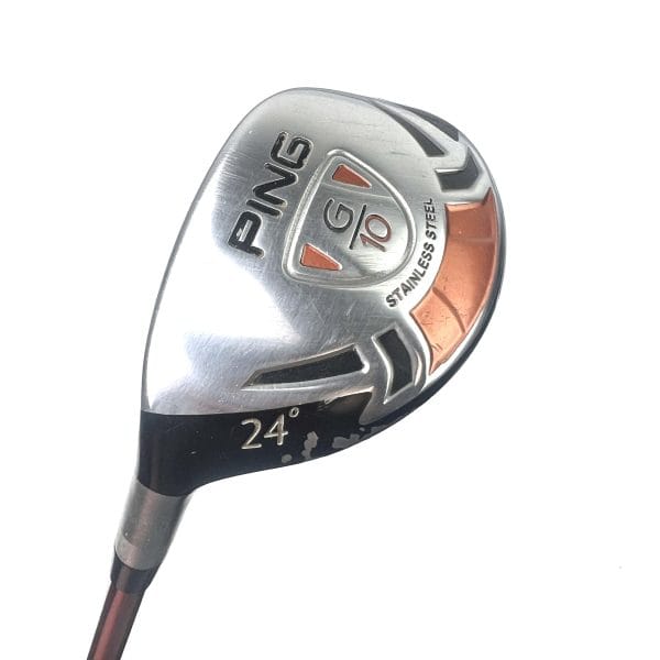 Left Handed Ping G10 5 Hybrid / 24 Degree / TFC 129 Regular Flex
