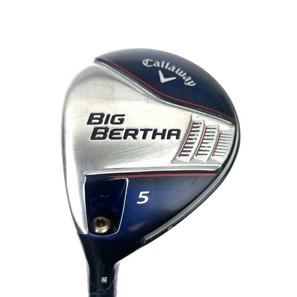 Left-Hand Callaway Big Bertha 5 Wood / 18 Degree / Mitsubuishi Rayon Fubuki Stiff Flex