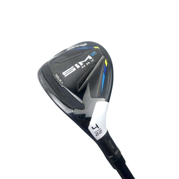 Left Handed Taylormade Sim2 Max 4 Hybrid / 22 Degree / Ventus 7S Stiff Flex