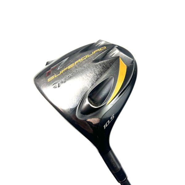 Left Handed Taylormade R7 Superquad Driver / 10.5 Degree / REAX 65 Regular Flex
