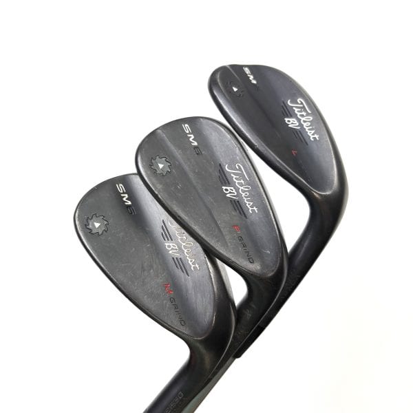 Titleist Vokey SM6 Wedge Set / 50, 54, 58 / KBS Tour C-Taper 130 X-Stiff Flex