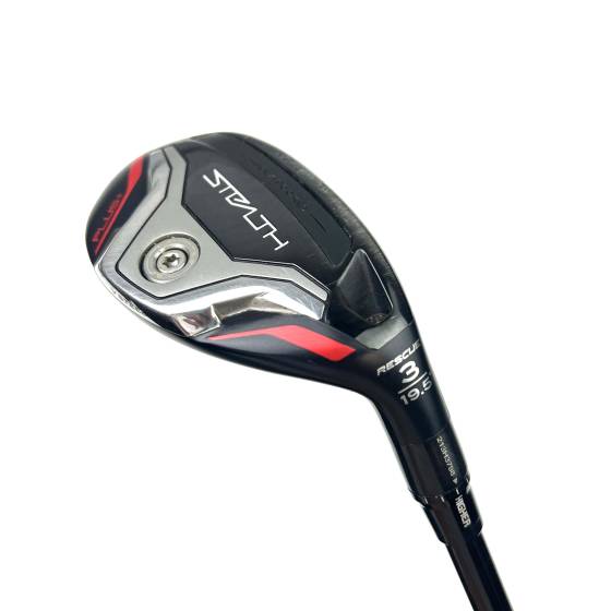 Taylormade Stealth Plus 3 Hybrid / 19.5 Degree / Hzrdus Smoke RDX Stiff Flex